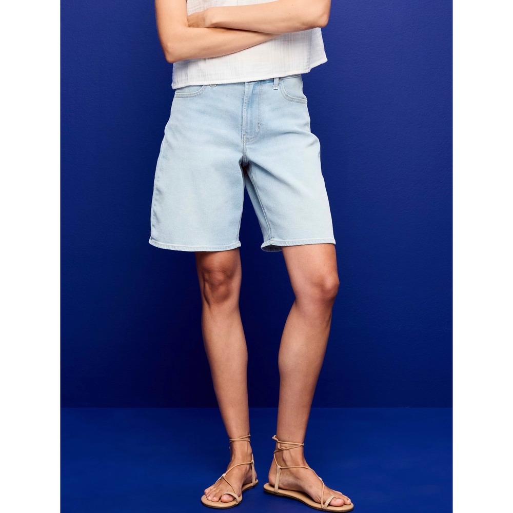 Old Navy High Waisted Wow Jean Shorts 9" Inseam NWT Size 14
